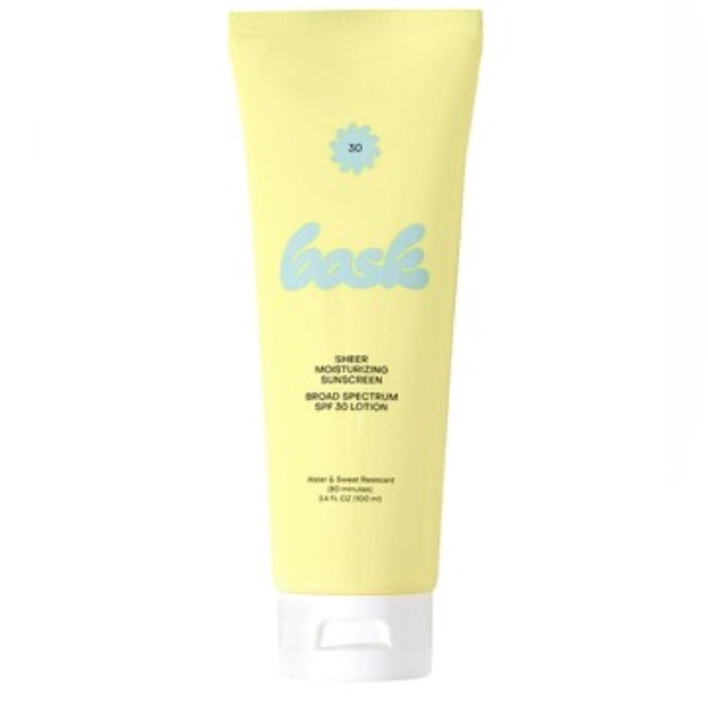 SPF 30 Sheer Moisturizing Lotion
Bask Suncare Sunscreen